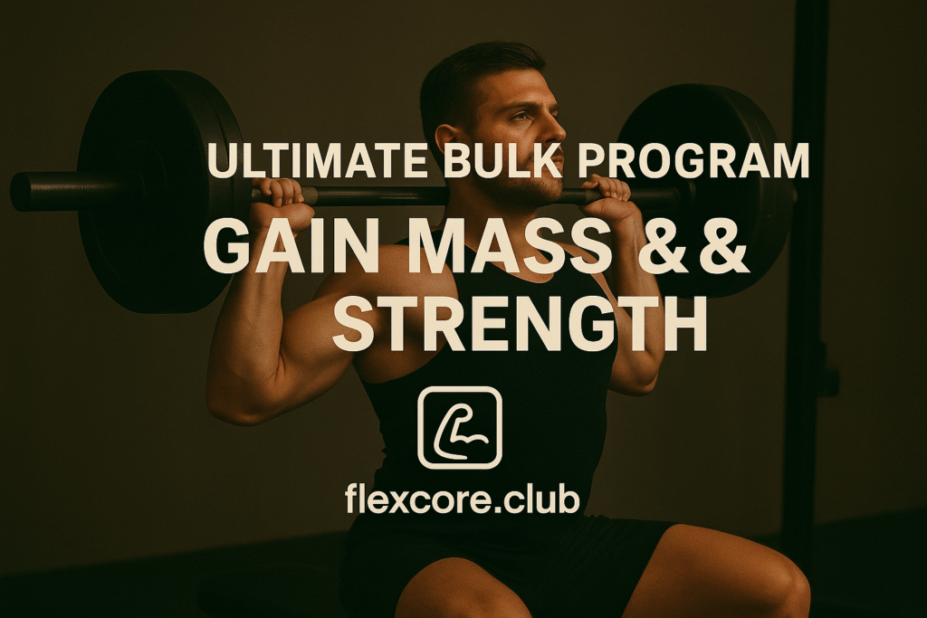 🏋️‍♂️ The Ultimate Bulk Program: Build Muscle & Gain Weight in 2 Months