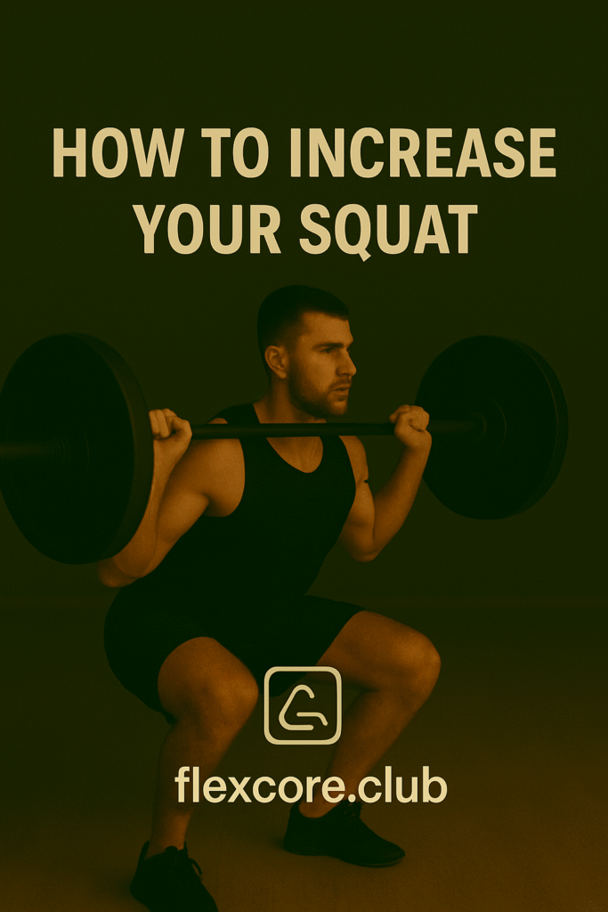 🏋️‍♂️ How to Increase Your Squat — Build Power, Strength & Perfect Form